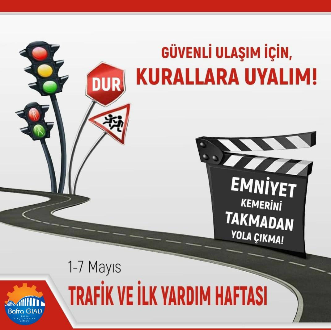 1-7 Mayis Trafik ve İlk Yardım haftasi Kutlu olsun #kemerimhepaklımda #trafikveilkyardımhaftası #trafikkurallarinauyalim