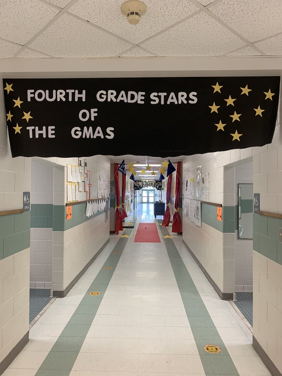 Grade 4 and Grade 5 teachers filled the hall with spirit to celebrate the first week of testing for our Grade 4 and Grade 5 students. We are excited for Grade 3 to start next week! #weteachglynn #GMAS #studentstars
