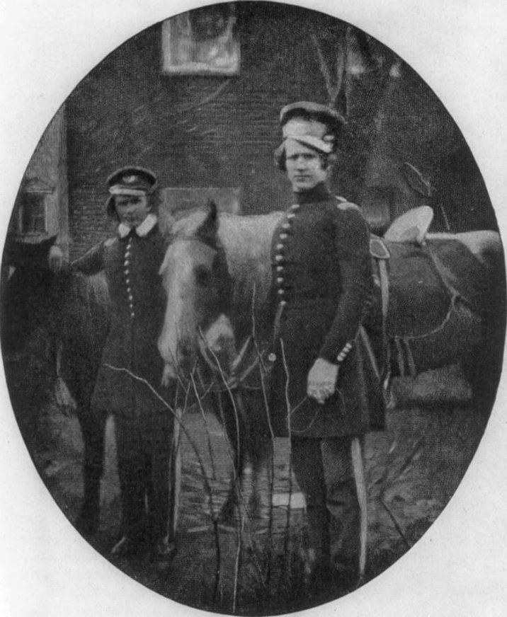 It had been a rough two days for the general-in-chief. One of his West Point classmates, Alexander Hays, had been killed on May 5. Grant was shaken when he heard the news.Hays had graduated a year after Grant. Here is an image of the two men (Hays is in the foreground):