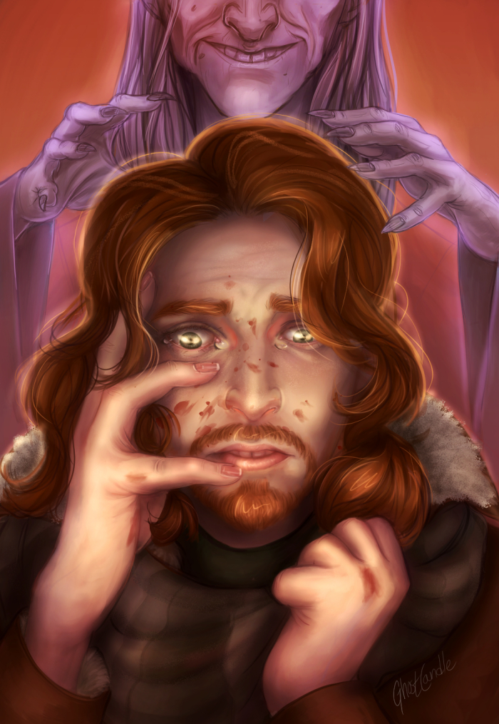 This Critical Role Caleb art, which I'm very proud of. I worked hard, referenced a lot (including my own face and hands). Learned a lot.