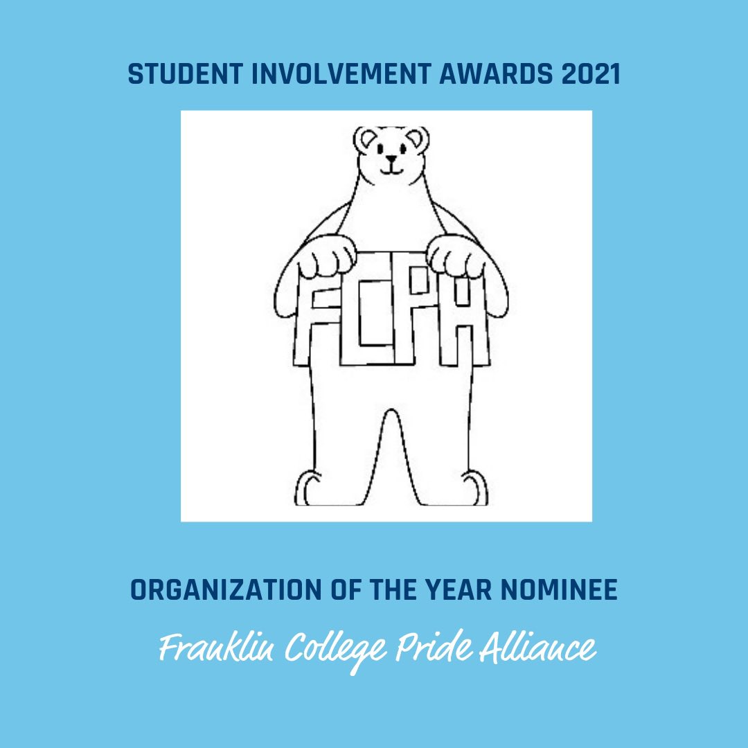 FC Student Involvement (@fcinvolvement) on Twitter photo Next on our Student Involvement Award spotlights: Student Organization of the Year! Congrats to the winner, @grizseb, and to all the nominees, including BSU, <a href="/FCDanceMarathon/">FC Dance Marathon</a>, <a href="/FCPride_/">FCPrideAlliance</a> , Religious Life (<a href="/ChapelChats_FC/">FC Religious Life</a>) & <a href="/FCTKE/">TKE of Franklin College</a>! Shout out to all these student orgs! #FCBeEngaged Next on our Student Involvement Award spotlights: Student Organization of the Year! Congrats to the winner, @grizseb, and to all the nominees, including BSU, <a href="/FCDanceMarathon/">FC Dance Marathon</a>, <a href="/FCPride_/">FCPrideAlliance</a> , Religious Life (<a href="/ChapelChats_FC/">FC Religious Life</a>) & <a href="/FCTKE/">TKE of Franklin College</a>! Shout out to all these student orgs! #FCBeEngaged