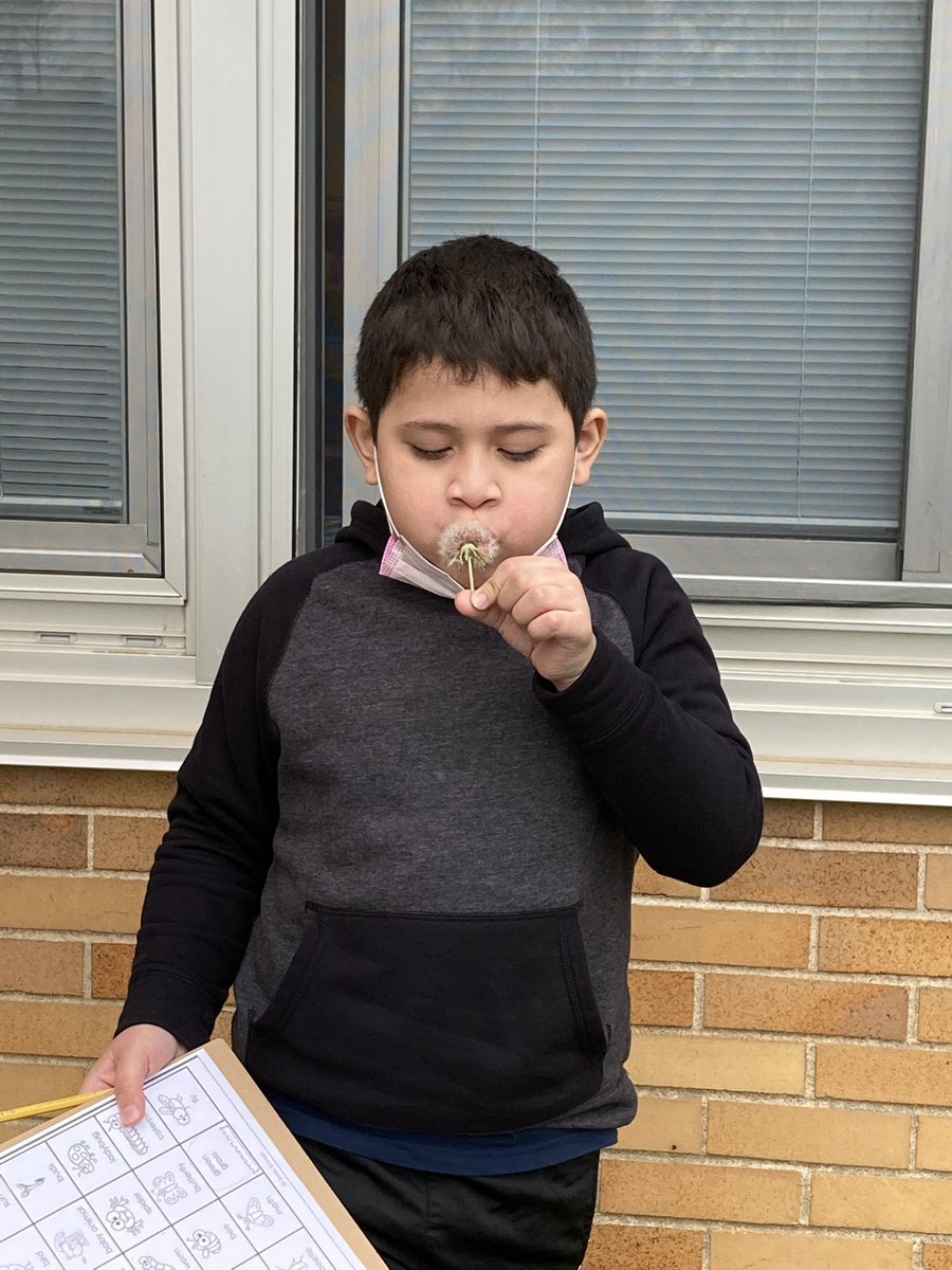 We loved going on a scavenger hunt to find signs of spring!