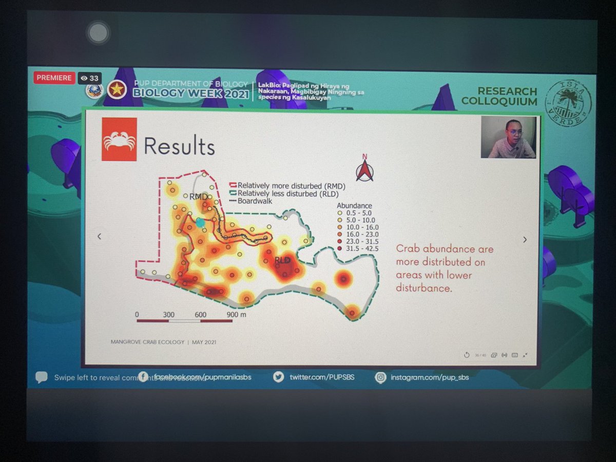 Hotspots of crab abundance