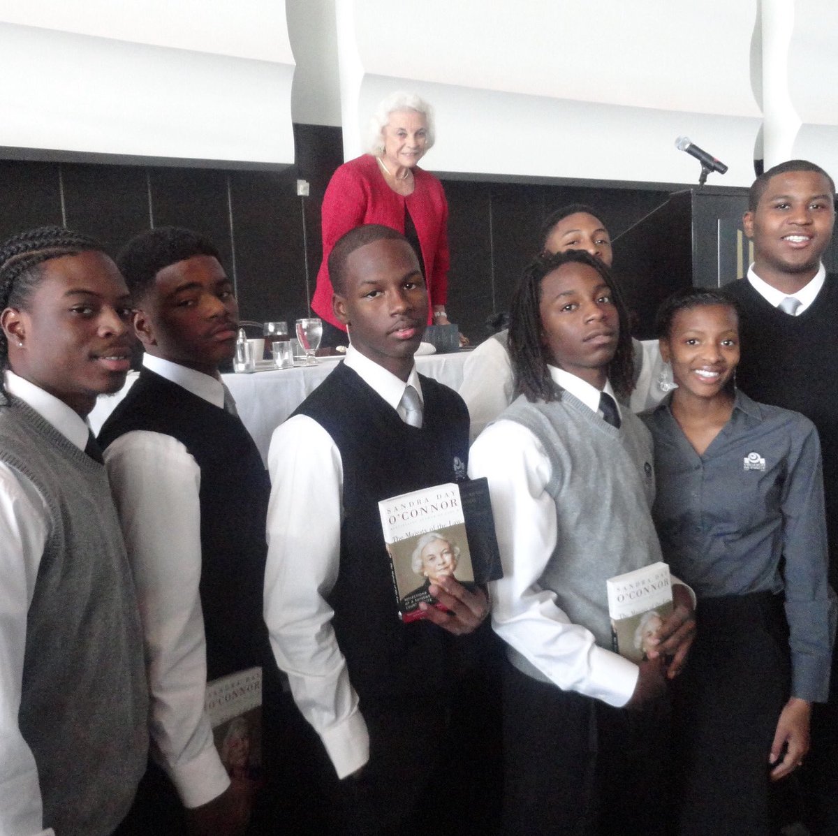 makingmpact's tweet image. #TBT: With Supreme Court Justice’s Sandra Day O’Connor at The Whittaker Award Luncheon!