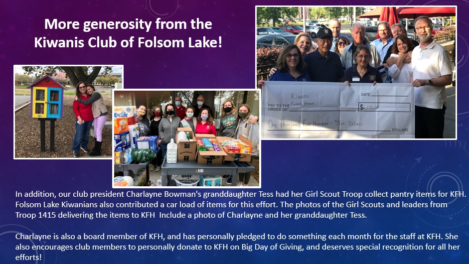 KFHSacramento's tweet photo. The Kiwanis Club of Folsom Lake is sharing the love! https://t.co/0JMWYbfr1q