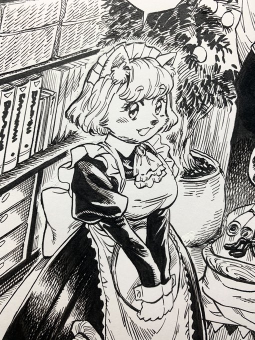 ケモ娘描くの難しい。 