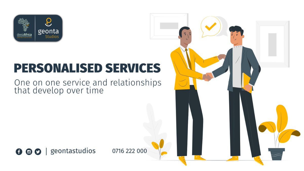 We are here to serve you and therefore our services are personalized to our clients 

Call us | 0716 222 000
geontastudios.com

WhatsApp #MainaAndKingangi #GloBerekete #KamenRiderZeroOne #KameneAndJalas #mwashumbenashugaboy #Friday #weekendvibes #weekend #kabiwajesus