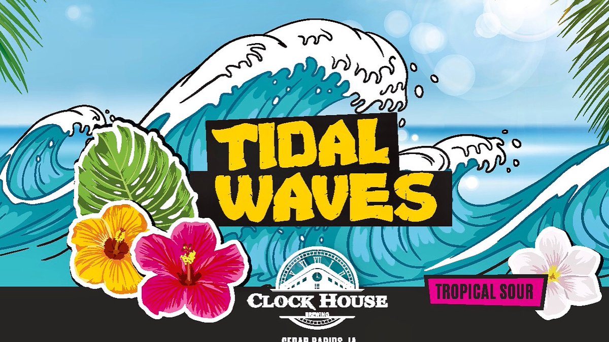 🌊Tidal Waves Tropical Punch Sour will be returning tomorrow, May 7th at 3 PM! 🍋🍒🍍  Available on draft and in cans. Cans will only be available for purchase inside the taproom. No pre-sales or holds