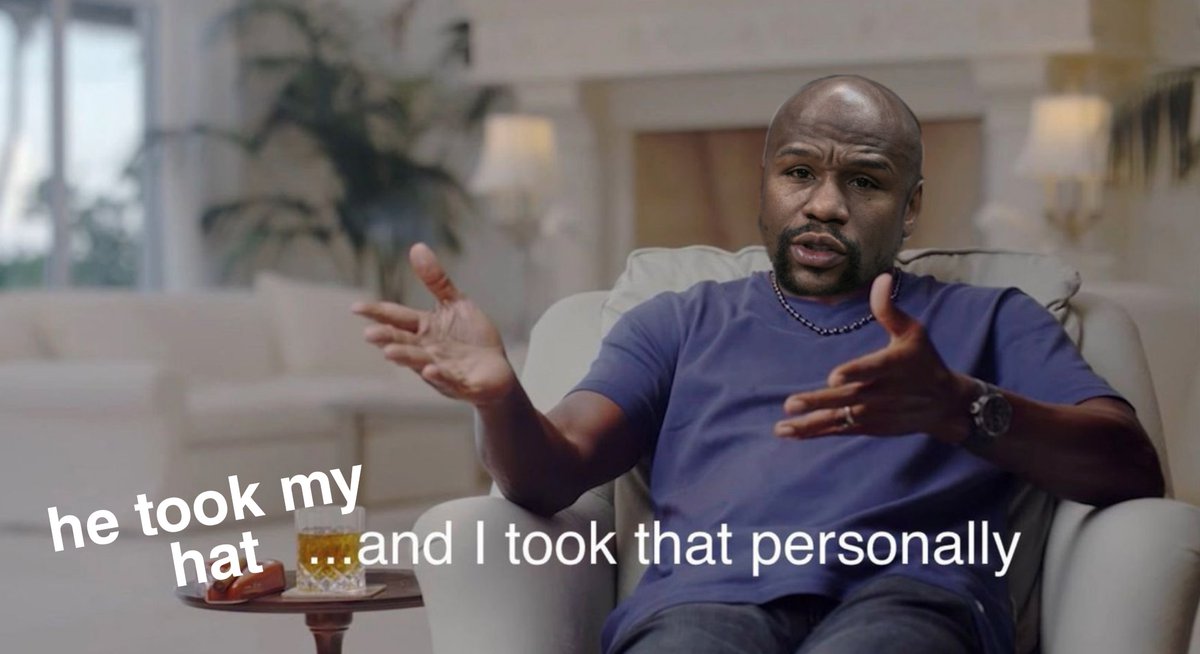 DovySimuMMA's tweet image. Floyd Mayweather's hat ♥️