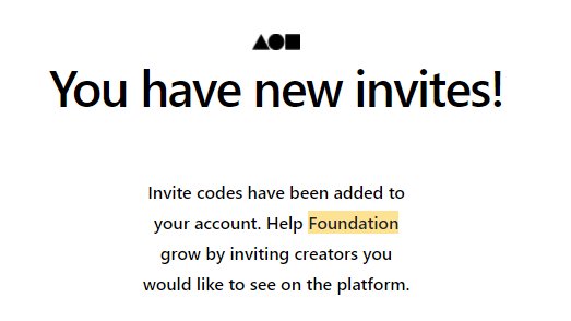 So, i have two invites for @withFND and want to share it with you guys.

For this, i will be giving'em to 2 artists of my choice that reply this tweet with their artworks and tell me why should earn it.

#FoundationInvite #withFND #NFTartists #NFTartist #NFTCommunity #NFTs