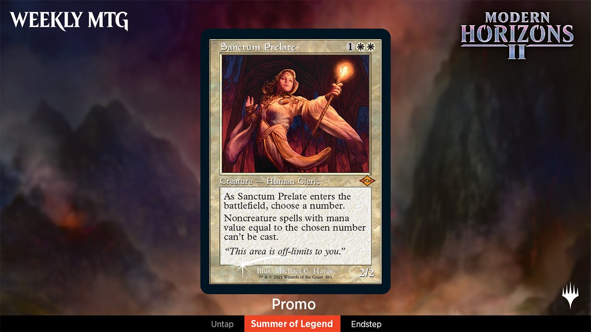 イゼ速 Mtg情報サイト V Twitter モダンホライゾン2 では拡張版と旧枠版が登場 対抗色フェッチランドや 聖域の僧院長 などの旧枠が公開されています T Co Mauch8np9r