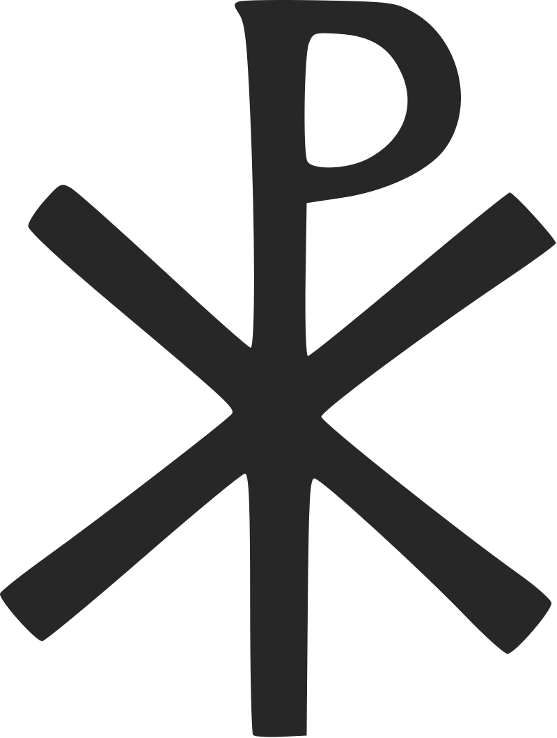 In this tweet, you can see the image of the Chi-Rho as it appeared on Constantine's battle flag. XP.