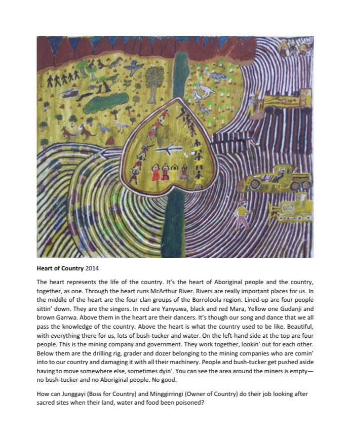 Garawa elder Jack Green’s remarkable submission to the Juukan Gorge Parliamentary Inquiry:“Heart of Country 2014” https://www.aph.gov.au/DocumentStore.ashx?id=16f7c3be-086e-4372-8212-9752a68a504c&subId=706218