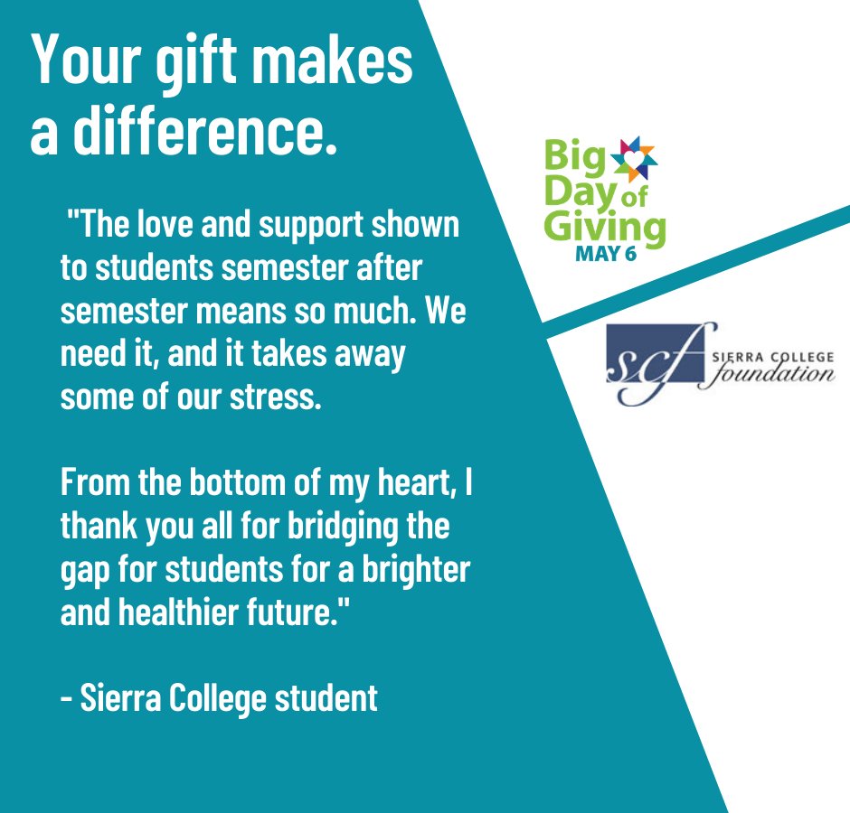 There is still time to make your gift! Visit bigdayofgiving.org/scf before midnight tonight. Thank you! #BDOG2021 #SCFGIVES