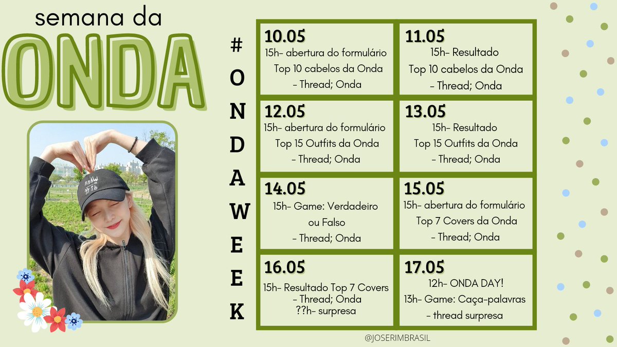 joserimbrasil's tweet image. SEMANA DA ONDA! 

Nós da Onda Brasil preparamos uma semana incrível para comemorarmos o aniversário da nossa Ondinha 🤍
Ela começará no dia 10.05 e termina dia 17.05 (Aniversário da Onda) Contamos com sua participação!🤍

#OndaWeek @EVERGLOW_twt
