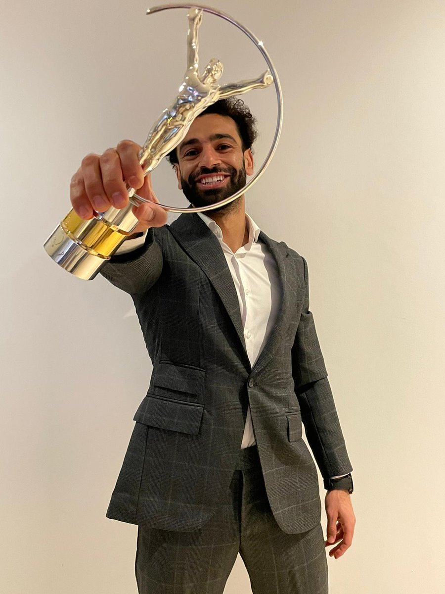 محمد صلاح يفوز بجائزة «لوريوس» للإلهام الرياضي
