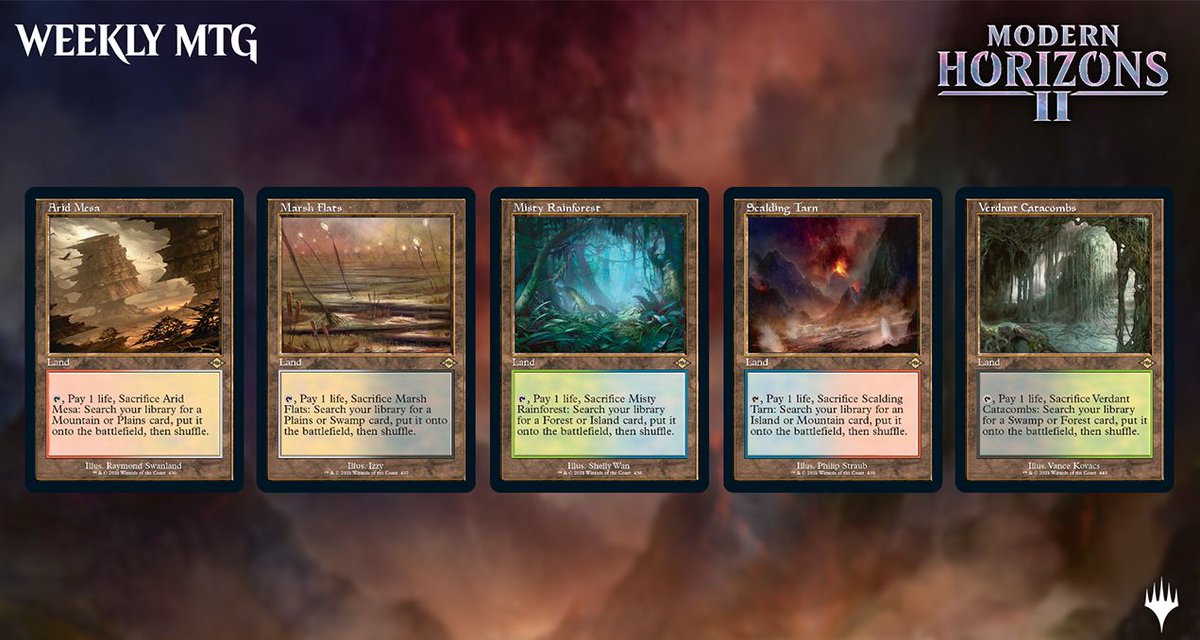 Mtg Fan モダンホライゾン2に収録される 対抗色フェッチランド が公開 旧枠版 拡張アート版で収録 アートは ゼンディカー のものを採用 T Co Evkkuflps3 Mtg Fan モダンホライゾン2に収録される 対抗色フェッチランド が公開 旧枠版 拡張アート版で収録 アートは ゼンディカー のものを採用 T Co Evkkuflps3
