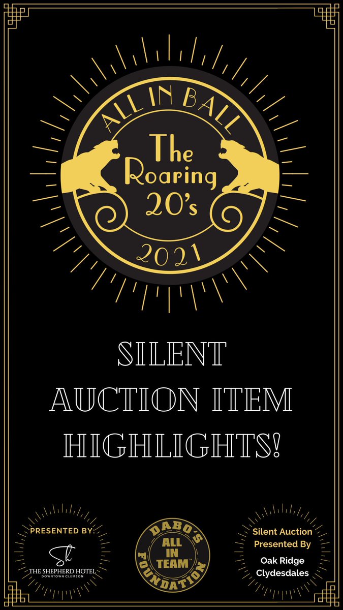 DabosALLINTeam's tweet photo. In the days leading up to our #2021AllInBall we will be highlighting some of the awesome businesses and items they’ve donated to our Silent Auction! Be sure to follow this thread to see all our auction has to offer!! 

Register for the Silent Auction at https://t.co/BAqRmKadT2 https://t.co/VhCtpoJTU3