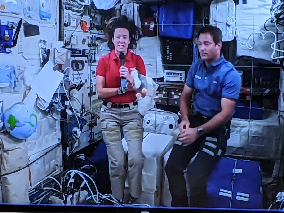 Fun and inspiring day at <a href="/BeekmantownCSD/">Beekmantown CSD</a> thanks to <a href="/ShineOnGirls/">Shine On</a> and <a href="/zomicamax/">Mrs. Diana Danville</a>.  What an experience for our Ss speaking with <a href="/NASA/">NASA</a> astronauts currently on the Int'l Space Station! Kudos to the 8th graders who presented to thousands of other kids! #BMSThePlace2B.