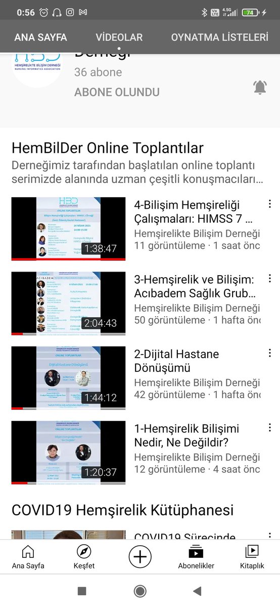 kapanci_meryem's tweet photo. Hemşirelikte Bilişim Derneği online toplantıları artık YouTube kanalımızda. Online toplantı videolarına aşağıdaki doğrudan link ya da dernek web sayfamız üzerinden ulaşabilirsiniz. Abone olmayı ve beğen tuşuna basmayı unutmayın 😉
https://t.co/oOK1n7tYn9
https://t.co/Zk4kHBjqx0 https://t.co/L6H5uYh5Op