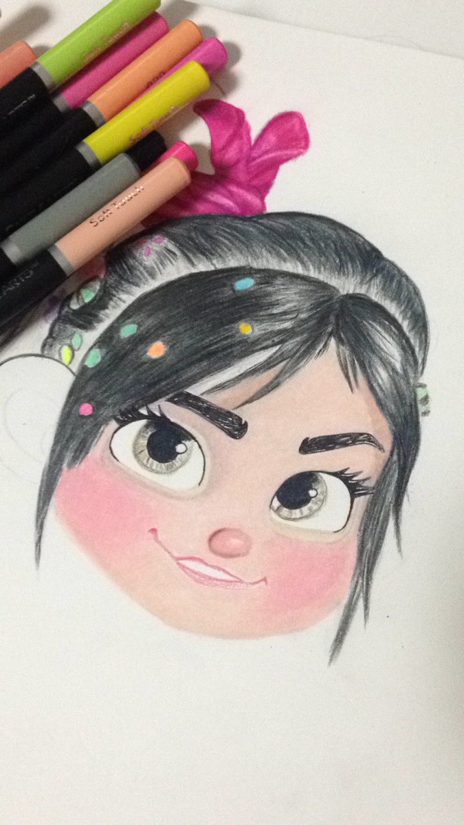 EerieDannie's tweet photo. Vanellope Von Schweetz. 🎀✨

#Pixar #FanArt #ColouredPencils #CastleArts #Drawing #イラスト #BeKind #Metalhead #LetsArt #ArtTime #Zeichnen https://t.co/iXV5qEHIax