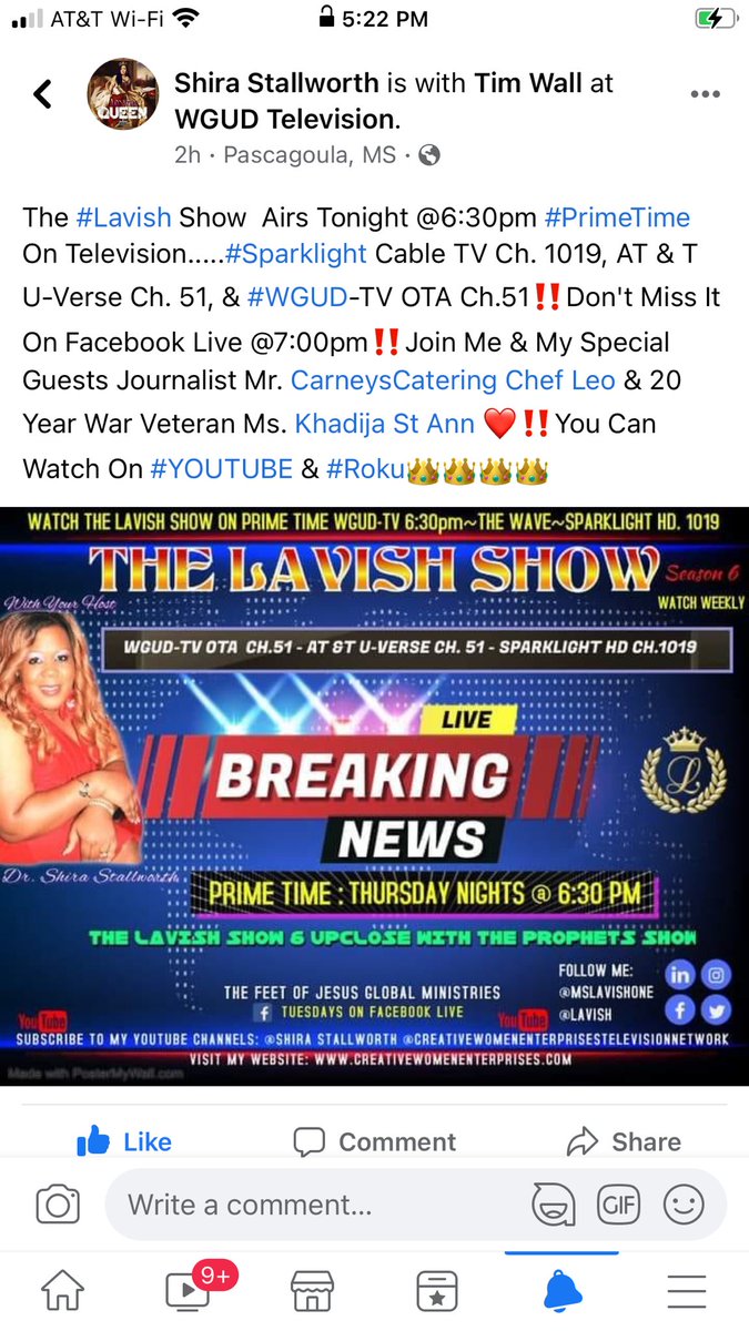 chefcarney's tweet photo. Support your local media! @MississippiAdos will be on will be on @MeTV and #WGUDTV tonight at 6:30 PM CST to discuss the issues that impact our communities.
#ADOSHQ✊🏾 https://t.co/AGpJdqLeTg