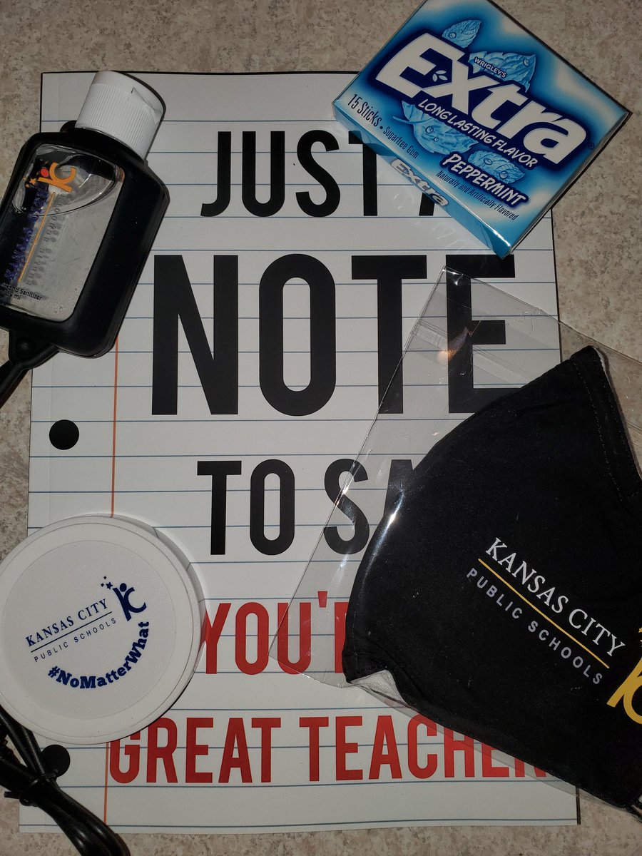 Thank you <a href="/leslieacorrea/">Leslie Correa</a> <a href="/CHarrison2080/">Dr. Christy Harrison</a> <a href="/KCVA_kcps/">KCPS Virtual Academy</a> <a href="/kcpublicschools/">KCPS</a> for the Teacher Appreciation goodies!!! 😍🥰😍 It's a great day to be KCVA! ❤ #FeelTheLove #SoBlessed #LovinLife