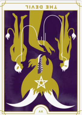 BunnyboyFiar's tweet photo. @MuriahMG @noirsnowart HHHHHHH TY for the opportunity. I've never really thought of a Tarot card that could Encapsulate my main RP character before, but I think I found a perfectly fitting one! Elizabeth Greythorne, and the reversed Devil! Tagging @__DLQ__ https://t.co/oniLXCef3l