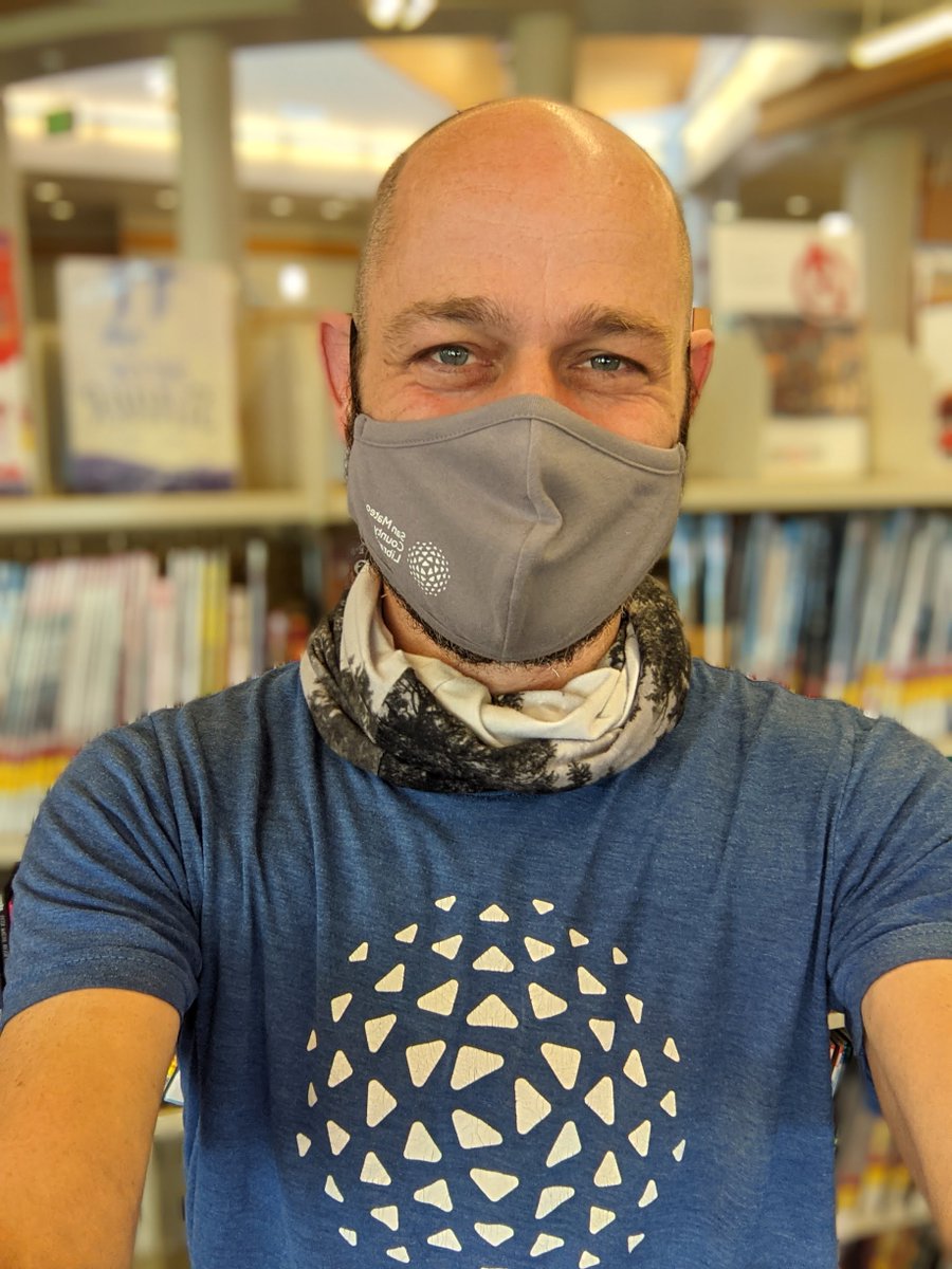 SMCLibraries's tweet photo. ๐ท๐ Darren from #MillbraeLibrary considers his mask to be an important symbol to show that he cares about his community. He uses it all the time in public and feels proud when everyone around is wearing one too.
https://t.co/j9tob9BTY7
#MaskUpSMC #BayArea #SanMateoCounty https://t.co/kfpAz2ajJ3
