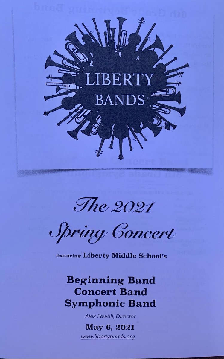 This year has been all about finding a way to make things work.  First Liberty Bands Spring concert at the football field.  Thanks for a great performance students!  ⁦<a href="/lms_knights/">Liberty Middle</a>⁩ ⁦<a href="/TaraTucker76/">Tara Tucker</a>⁩