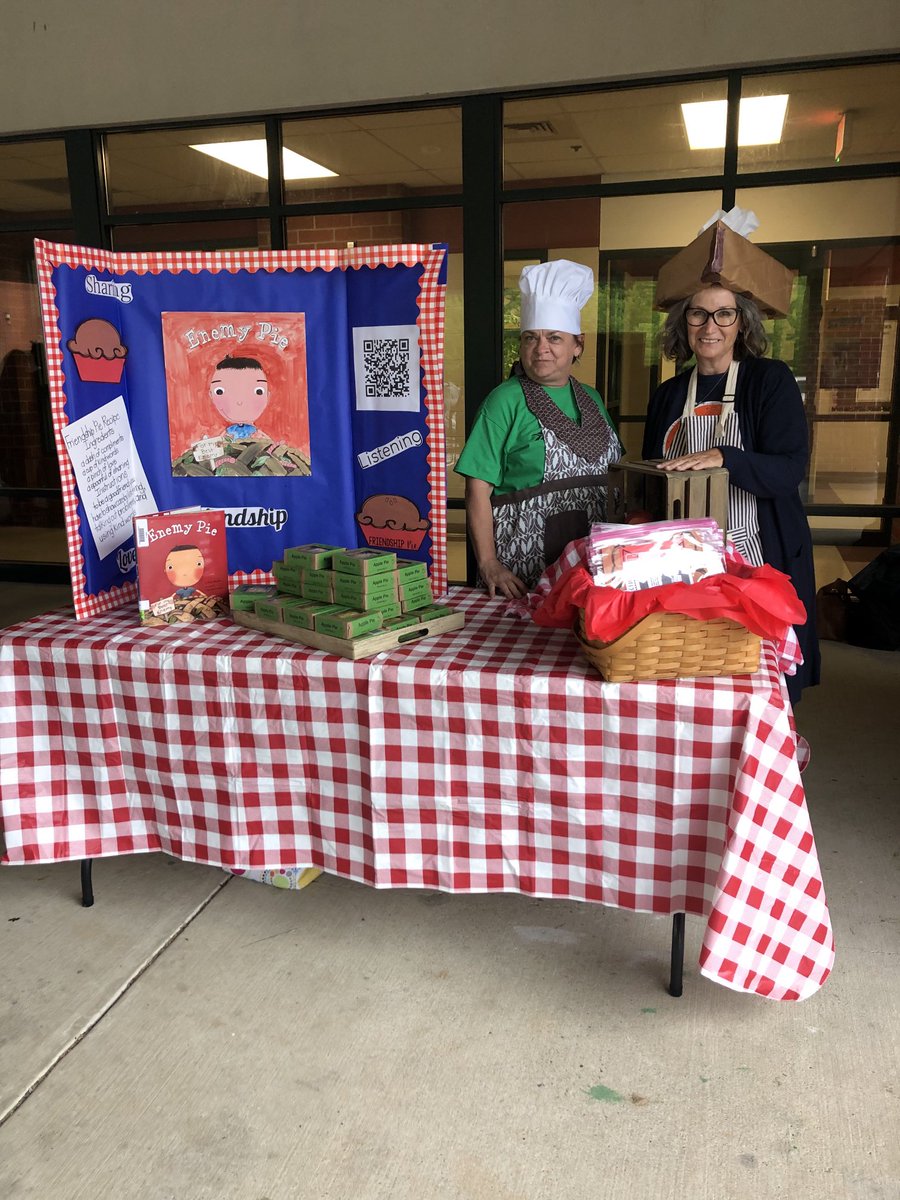 Literacy Night at Centennial has second grade teachers with “A Bad Case of the Stripes” and third grade teachers sharing “Enemy Pie”!