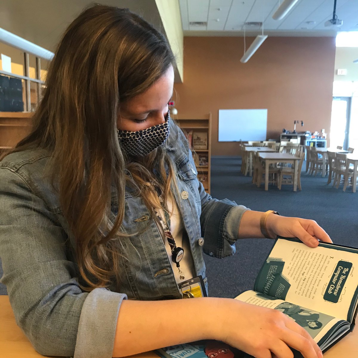 We are so grateful for our ELL Teacher Asisstant Mrs. Mullen! She works tirelessly throughout the district to support our students. And if you’re looking for a good book in Spanish or Ukrainian, go check out her collection.