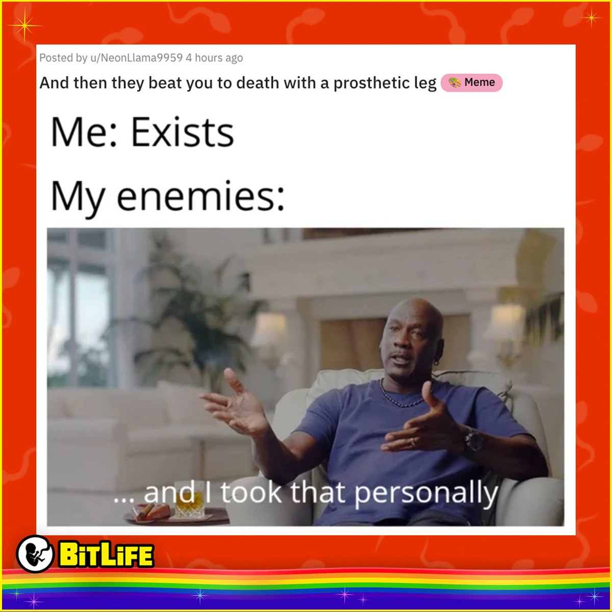 BitLifeApp's tweet photo. In that case the only option is to hire a hitman, IMO. 👺 https://t.co/Du8Ya2LGd2
