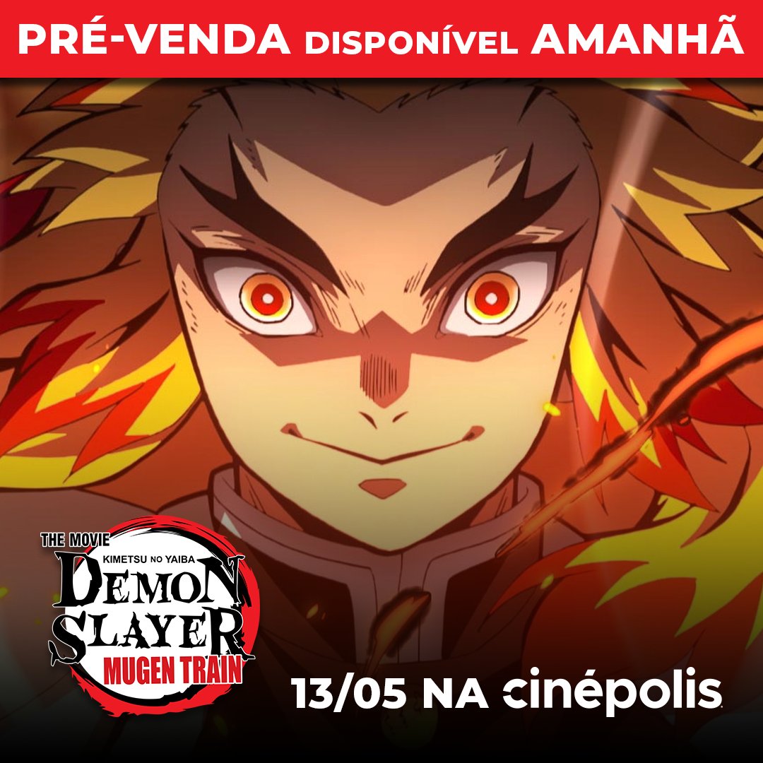 Pré-venda de ingressos para filme de Demon Slayer já está aberta