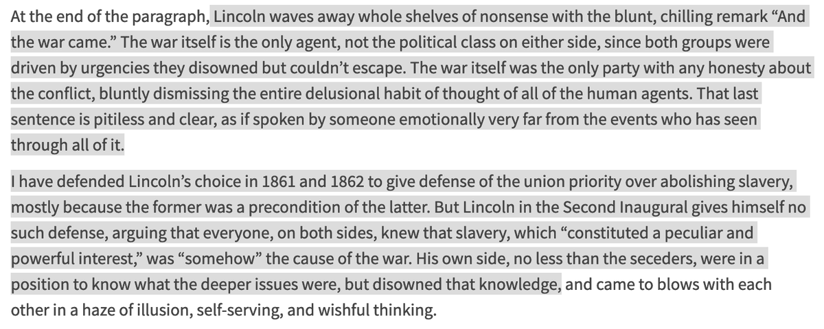 Lincoln firmly believed loyalty should be rewarded. In practice, this prevented him from taking absolutist positions when it came to groups defined by anything other than loyalty. Service to the Union was more salient to him than almost anything else.