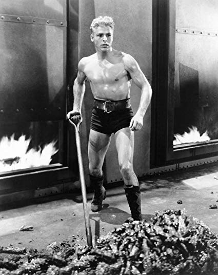 They also made Buster Crabbe put on pants and wear a shirt.