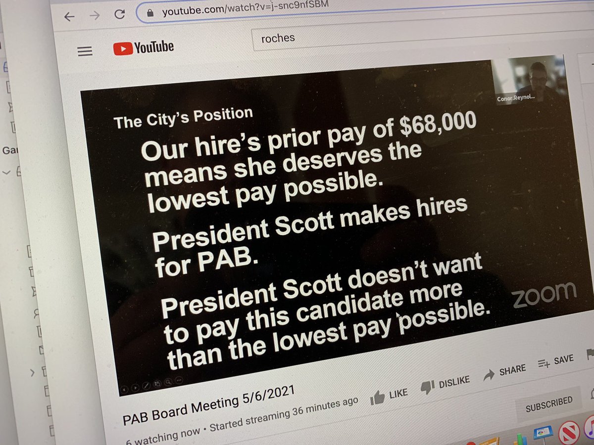 Less qualified white people make more money, Reynolds says.And Council President Loretta Scott controls PAB hiring, despite the city charter saying otherwise, he says