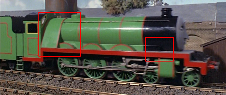 NOTE 2: HENRY'S SHAPEThis is an obvious one but as a 3D modeller it bugs me to all hell. Henry is portrayed in his new shape, which he gains only after he crashes with the flying kipper, many years later. It wouldn't be hard to add it either. (4/???)