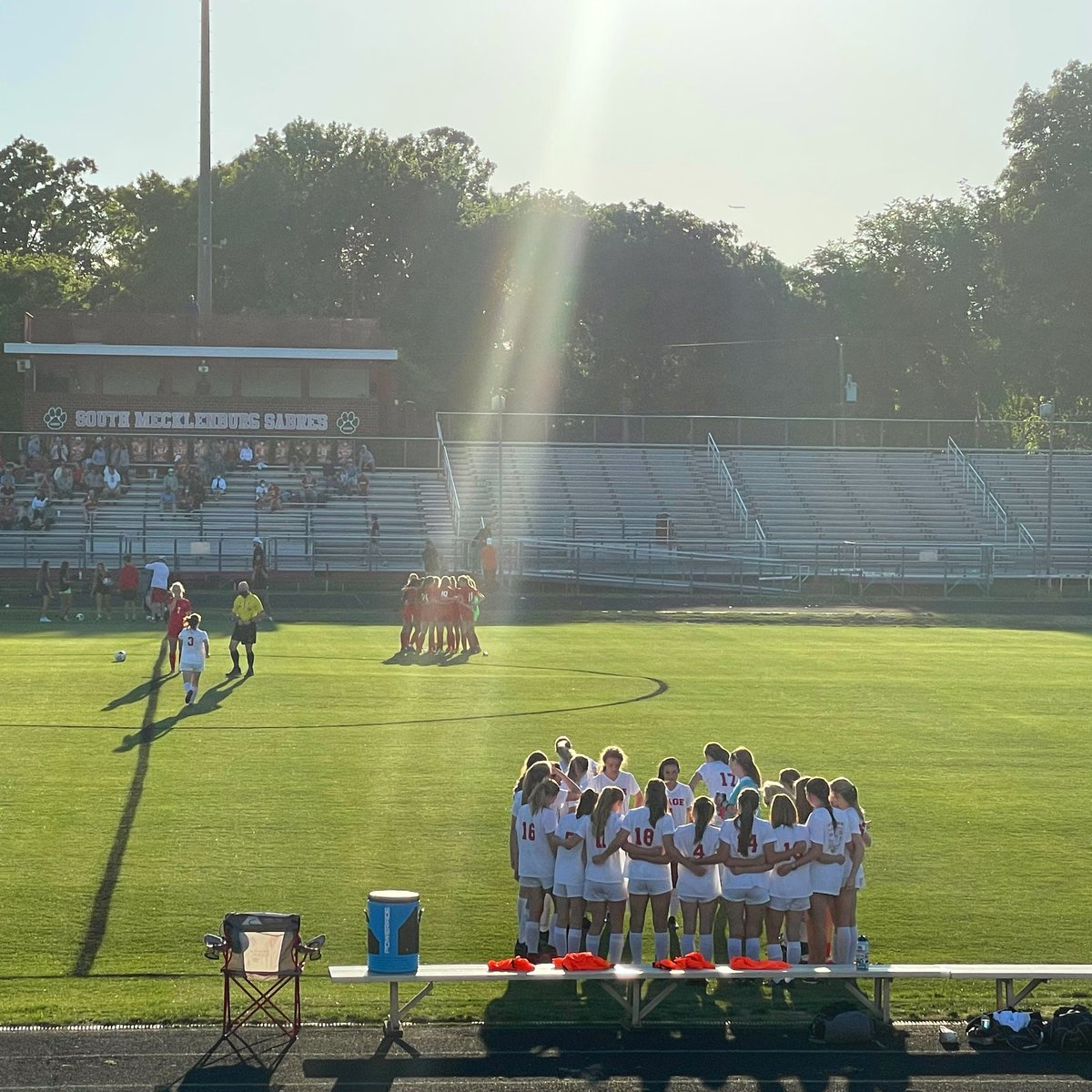 A. Crossley Spencer (@crossleyspencer) on Twitter photo They won! With a ray of sun shining down on them and <a href="/TimNash07/">Tim Nash</a> ‘s chair by the bench. Next game tomorrow. Go, <a href="/Pagewsoccer/">page womens soccer</a> and <a href="/PagePiratesATH/">Page High School Athletics</a> They won! With a ray of sun shining down on them and <a href="/TimNash07/">Tim Nash</a> ‘s chair by the bench. Next game tomorrow. Go, <a href="/Pagewsoccer/">page womens soccer</a> and <a href="/PagePiratesATH/">Page High School Athletics</a>