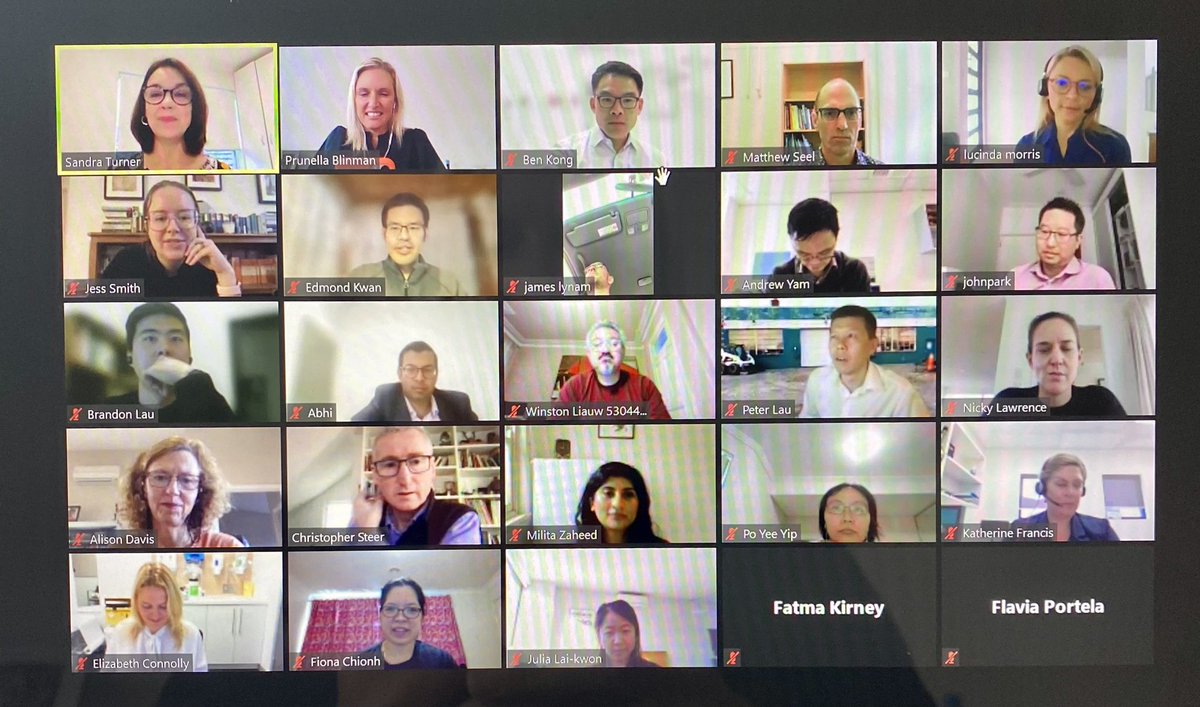 Prunella Blinman (@drprunellab) on Twitter photo Great kick off of the inaugural <a href="/MOGA_ORG/">Medical Oncology Group of Australia (MOGA)</a> #OPAL21 Leadership Course.
Much gratitude to <a href="/sandraturner49/">Sandra Turner</a> <a href="/lucindamorris23/">Lucinda Morris</a> Matthew Seel <a href="/DrBenKong/">Ben Kong</a> & <a href="/jess_louise_s/">jess smith</a> for making it happen 👏👏👏 Great kick off of the inaugural <a href="/MOGA_ORG/">Medical Oncology Group of Australia (MOGA)</a> #OPAL21 Leadership Course.
Much gratitude to <a href="/sandraturner49/">Sandra Turner</a> <a href="/lucindamorris23/">Lucinda Morris</a> Matthew Seel <a href="/DrBenKong/">Ben Kong</a> & <a href="/jess_louise_s/">jess smith</a> for making it happen 👏👏👏