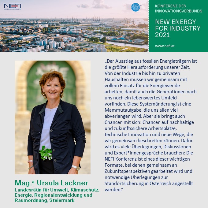 NEFI_AT's tweet photo. #MeetTheSpeaker Ursula Lackner, Landesrätin für Umwelt, #Klimaschutz, Energie, Regionalentwicklung & Raumordnung, Steiermark🙋♂️
⁉️Was erwartet Sie - Ein Tag voller Impulse, Diskussionen & tiefgreifender Vorträge, u. a. aus den richtungsweisenden #NEFI Projekten.
#CE4T #Indugrid https://t.co/5oUQCjE4wg