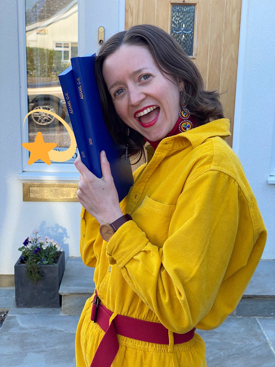 Georgina_KateA's tweet photo. Finally holding a printed &amp; bound copy of my MA dissertation in my hands! 🤩 I dreamt of this moment for a very long time... 📘😍 I am so very proud of this work &amp; thrilled that it will soon be available in @IOE_London library. Here’s to the next chapter! 🚀 #AcademicChatter @ucl https://t.co/bE1d7i4ApU
