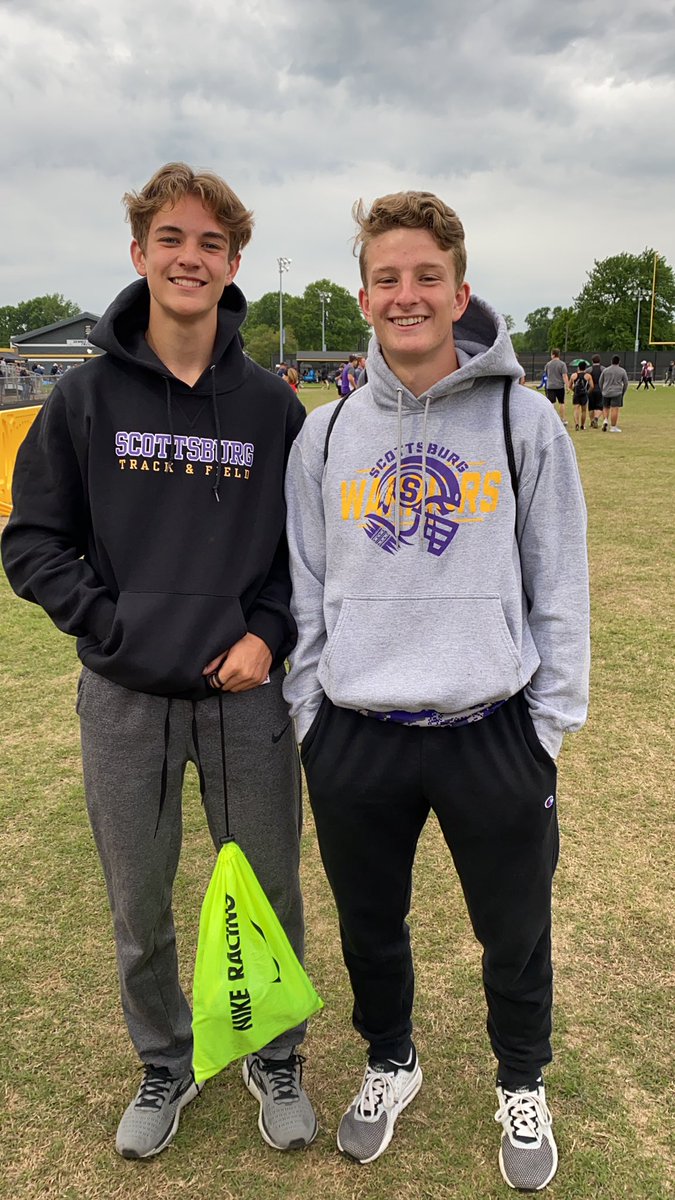 Mason and Kent are leading the pack for the ‘Burg @ Faulkner Relays!