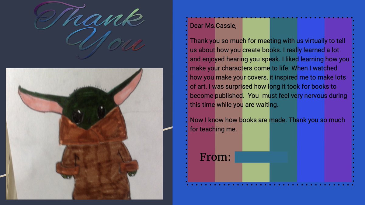 aidan_drawin's tweet photo. Authors & illustrators are touring VIRTUALLY across the country, bringing picture books to kids all week. 🇨🇦
To top off the fun, I got a super-duper, illustrated THANK YOU package!!
("Best world author ever!" *gosh*)😊
#CCBCBookWeek2021 #kidlit
@kidsbookcentre
@NFLibrary https://t.co/8lUN8fWTnv