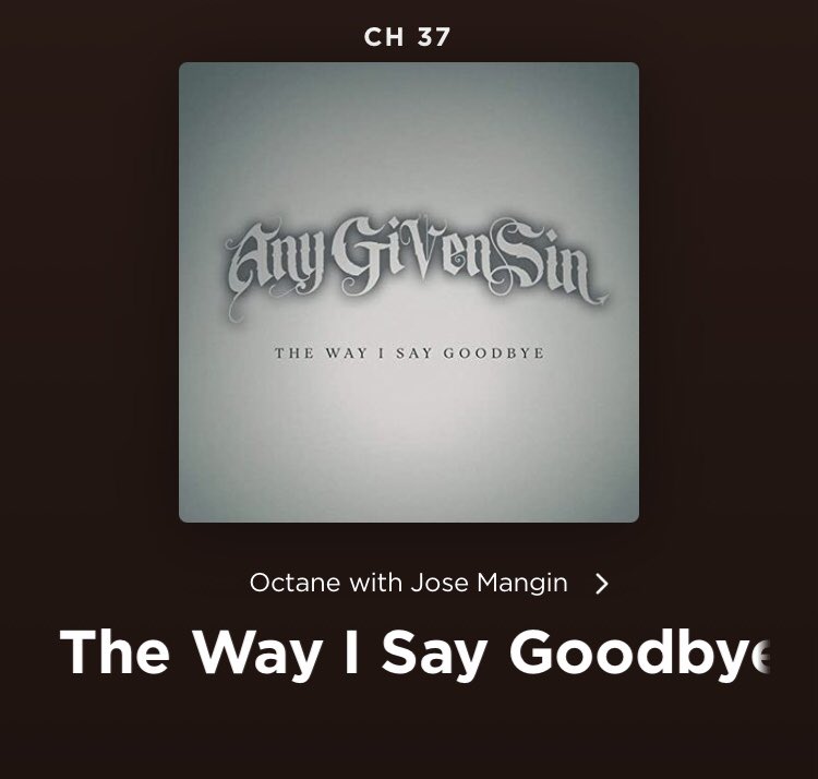 queensgoth's tweet photo. TY @josemangin @SXMOctane for spinning @anygivensinband #TheWayISayGoodbye & for mentioning us #Sinners we’ll be back on #BigUns soon #AnyGivenSin #Sinner #TWSIG #Sinner4Life #SXMOctane #NewMusic https://t.co/4SSF3KcCSk