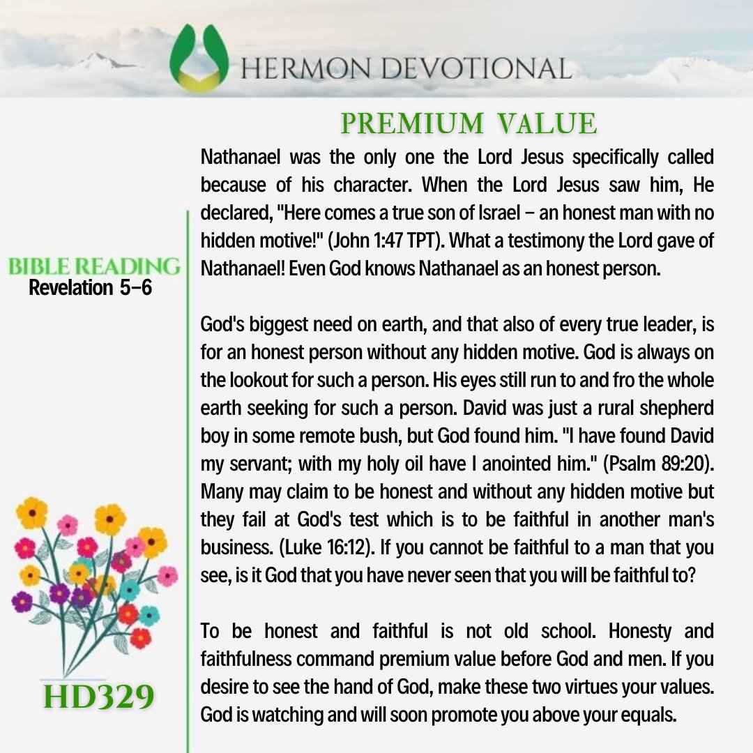 PNikemefuna's tweet photo. PREMIUM VALUE
#hermondevotional
#premiumvalue
@HermonCentre https://t.co/I2GZt5NQ7f