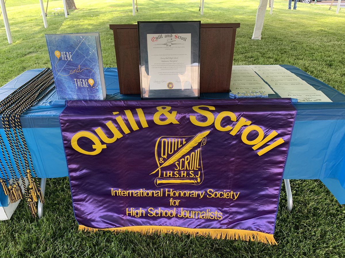 GatorsYearbook's tweet photo. Congratulations new inductees, returning members, and graduating seniors of the Perry Hall Chapter of the Quill &amp; Scroll Honor Society. @Hall_Pride @PHNN2021 @QuillandScroll https://t.co/o89TnUjWtb