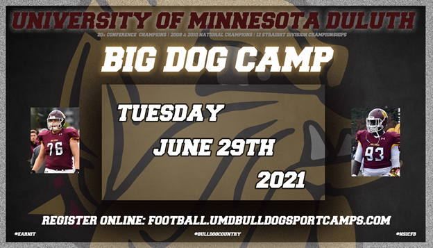 Thanks <a href="/JasonBalts/">Jason Balts</a> for the camp invite! <a href="/CoachWiese/">Curt Wiese</a> @CoachHeikkinen <a href="/CoachVogler/">Chase Vogler</a> <a href="/UMD_Football/">UMD Football</a> #BulldogCountry