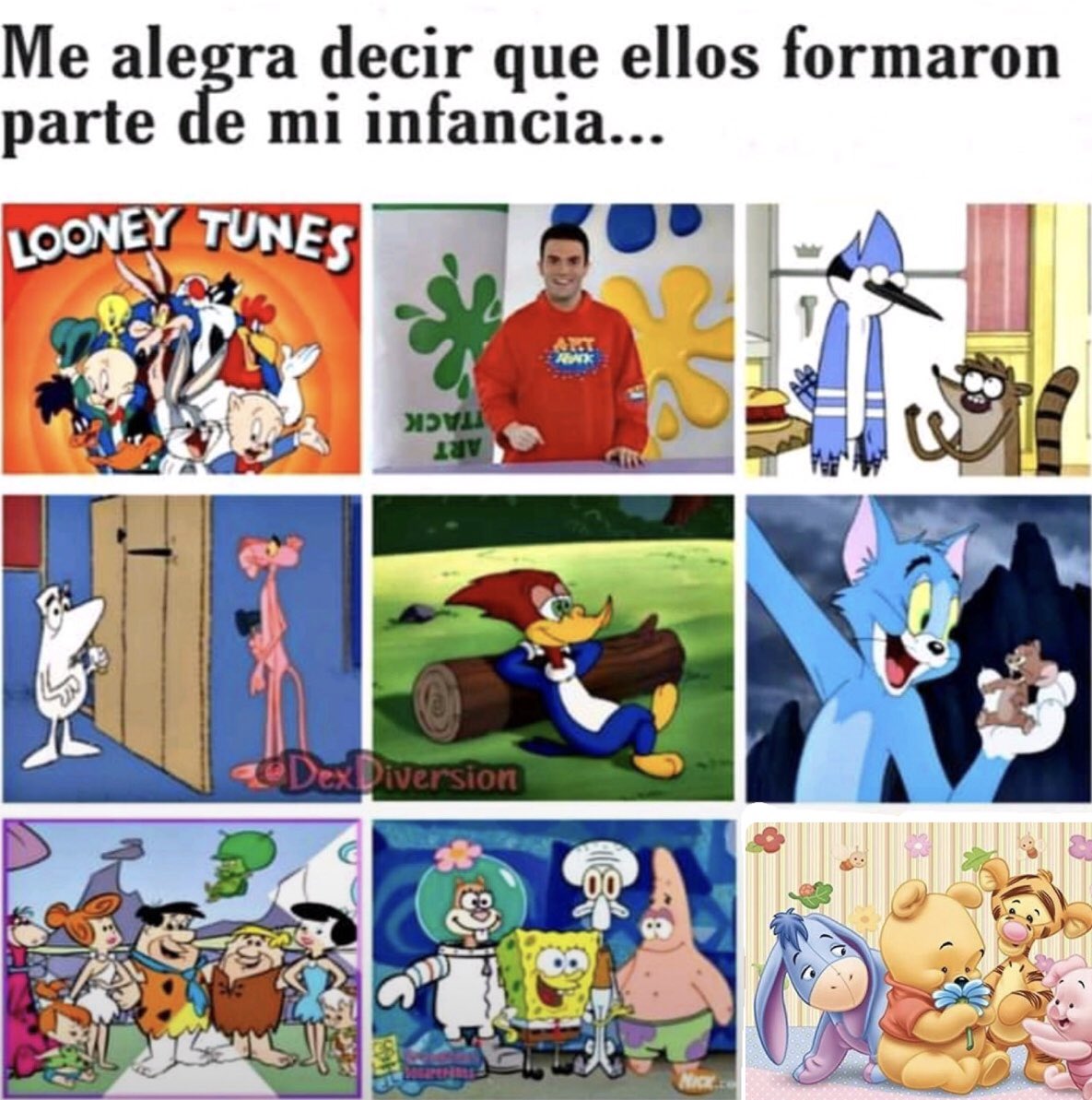 soy__levy's tweet photo. Confirmen 😏😌 ((( Mi favoritos eran La Pantera Rosa y Pooh 🥺))) https://t.co/TCLo97GAOG