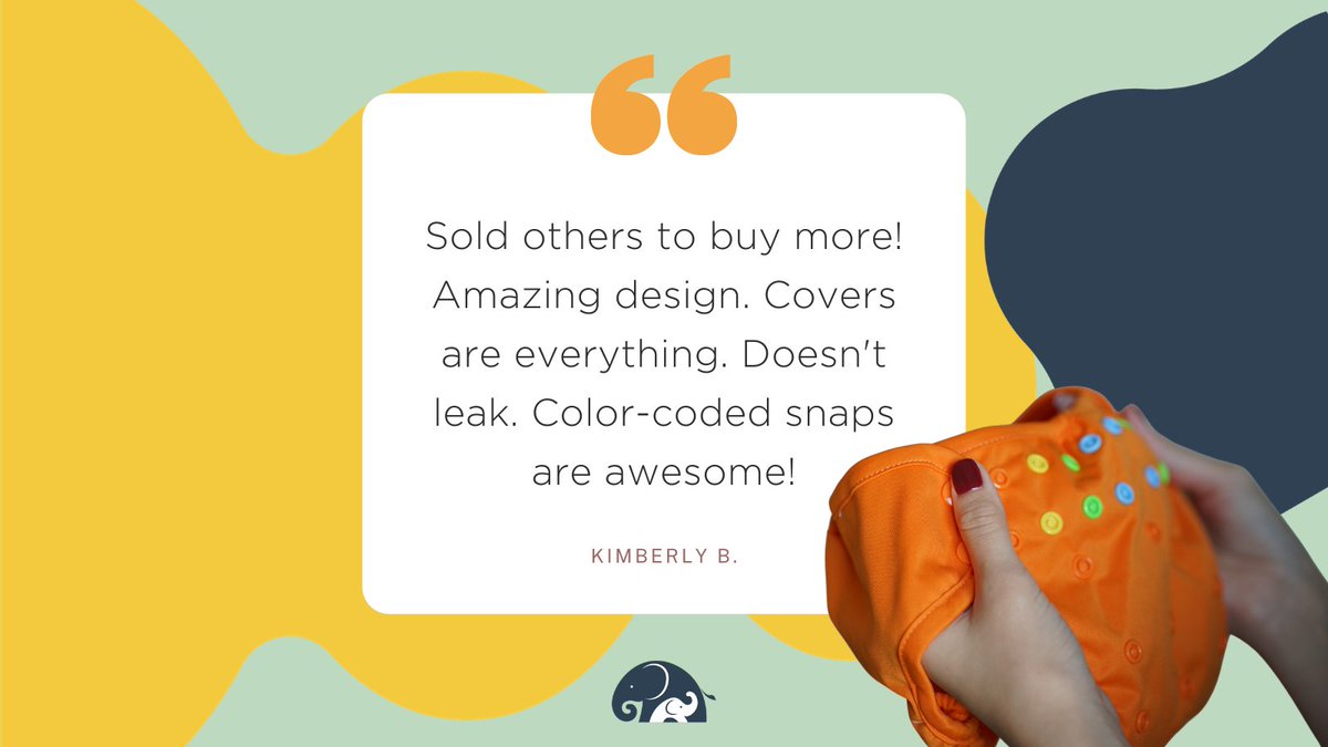pootersdiapers's tweet photo. We couldn’t agree more Kimberly. Color-coded snaps ARE awesome! 
--------
🛍SHOP HERE – 
Large Covers - https://t.co/y7iB61e8yy 
Small Covers - https://t.co/trPyIzvGnh https://t.co/sZpL8d3Dx6